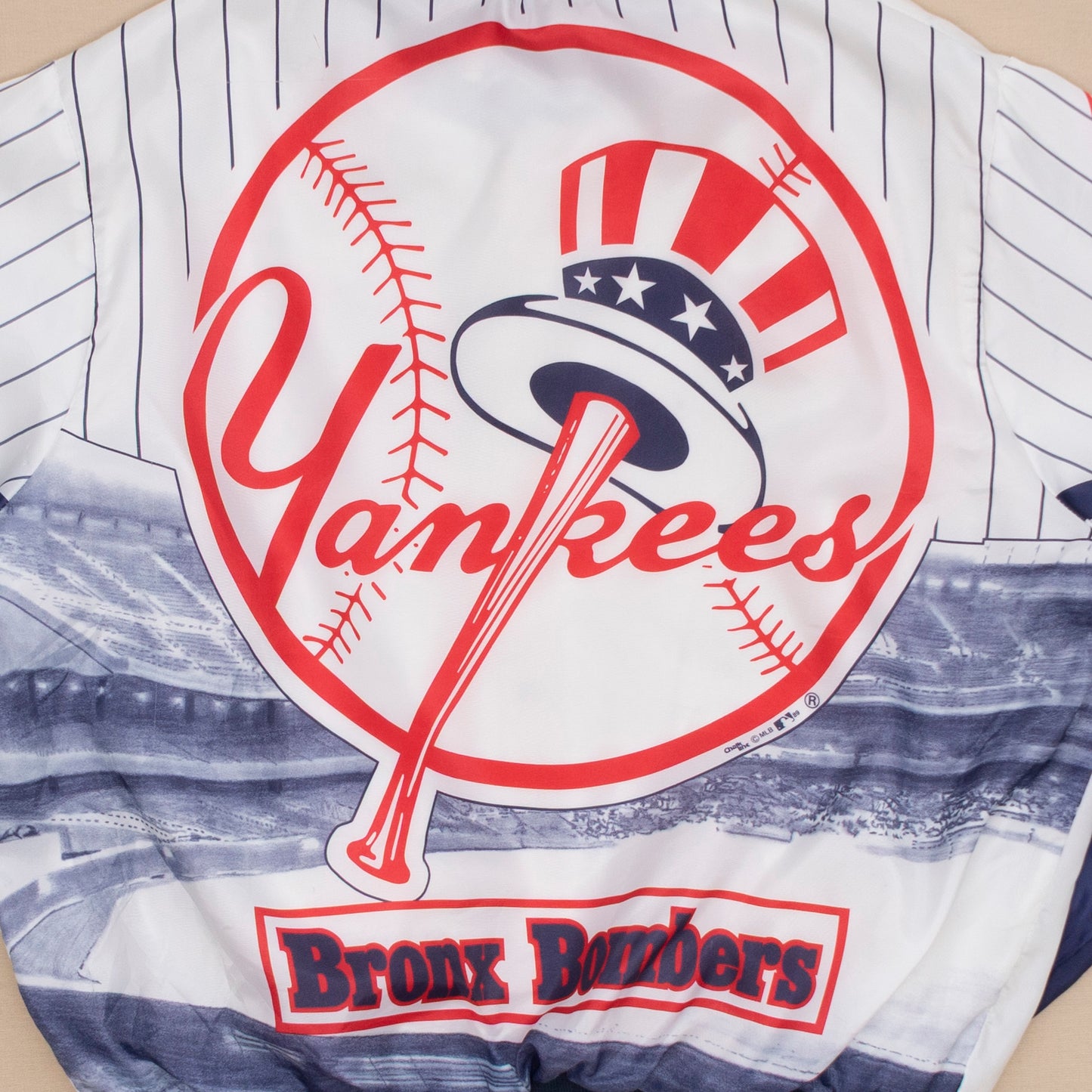 80s NY Yankees Chalk Line Jacke, L