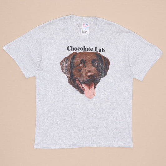 Chocolate Lab T Shirt, L