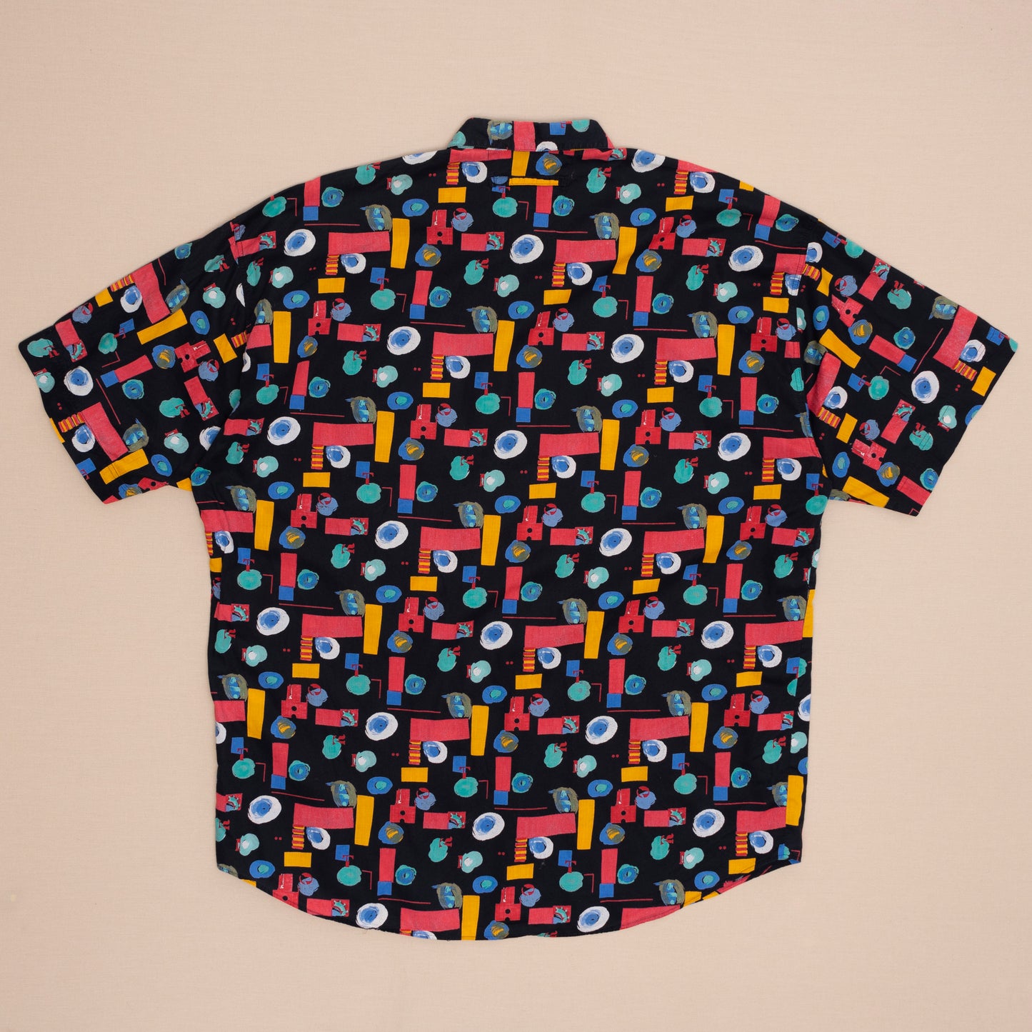 Pattern Kurzarmhemd, XL