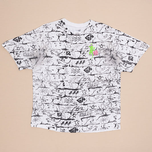 Gecko Hawaii AOP T Shirt, XL