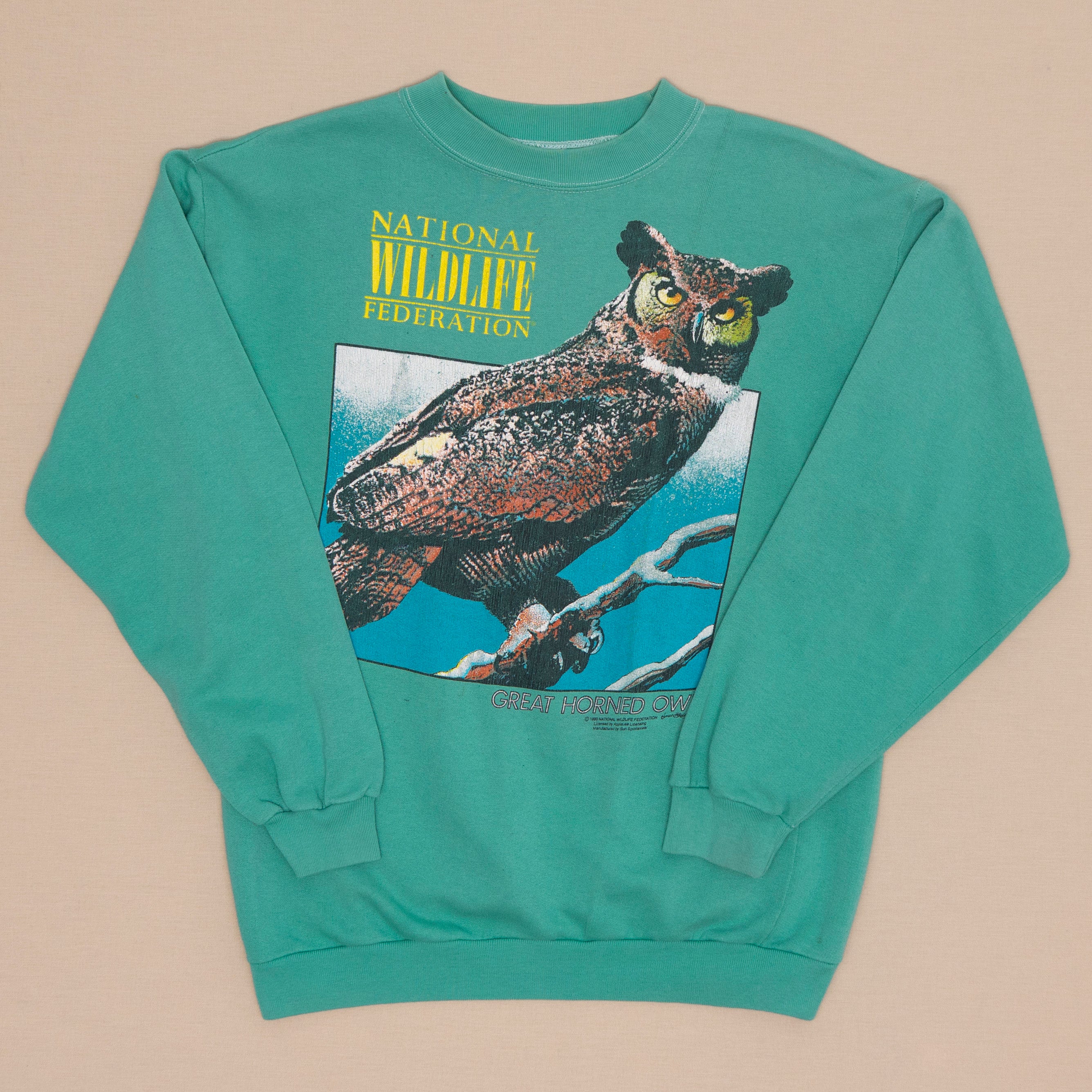 Great Horned Owl Sweater, M