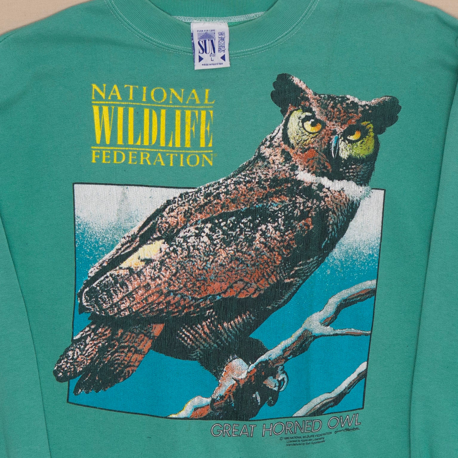 Great Horned Owl Sweater, M