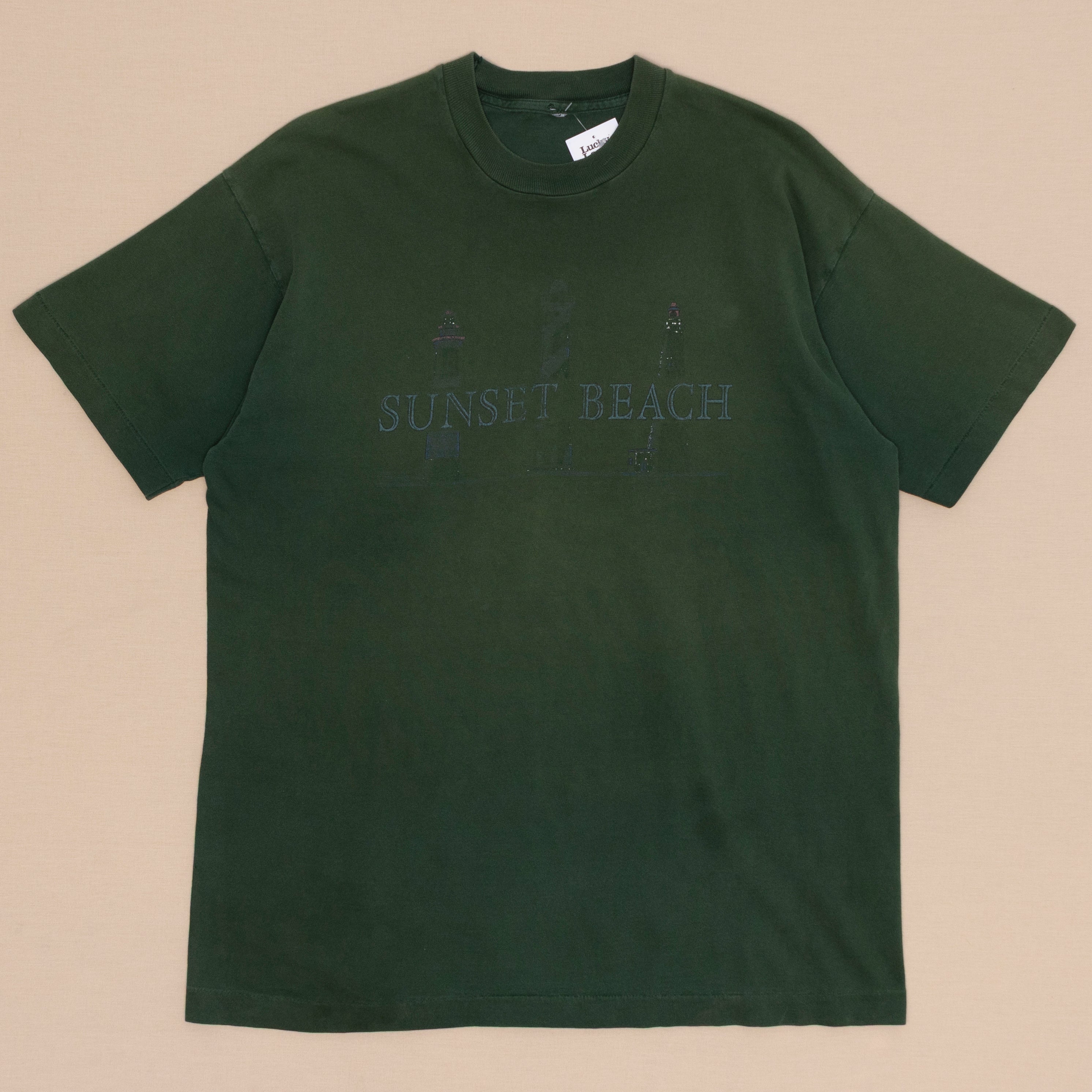 Sunset Beach T Shirt, XL