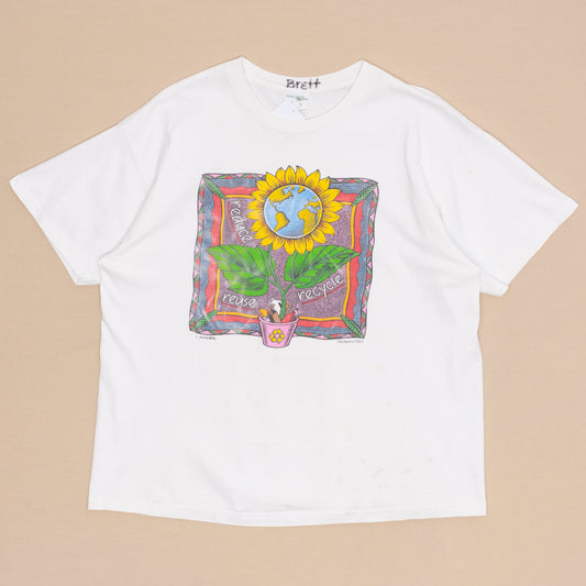 Reduce Reuse Recycle T Shirt, XL