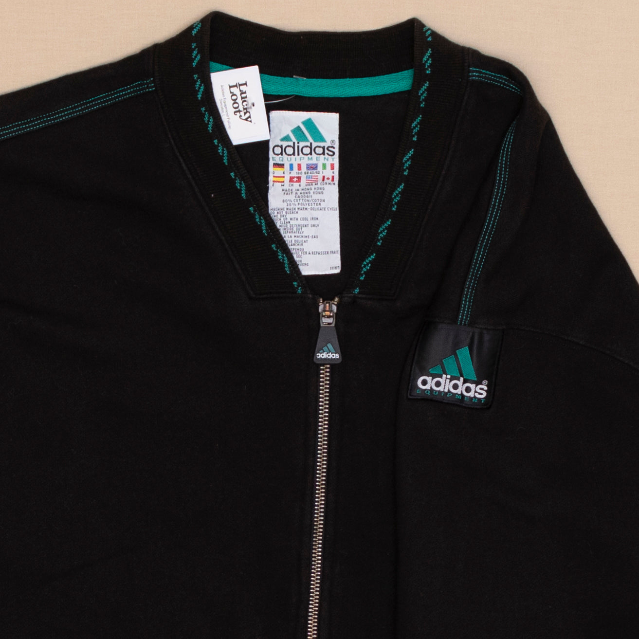 Adidas Equipment Fullzip Sweater, L