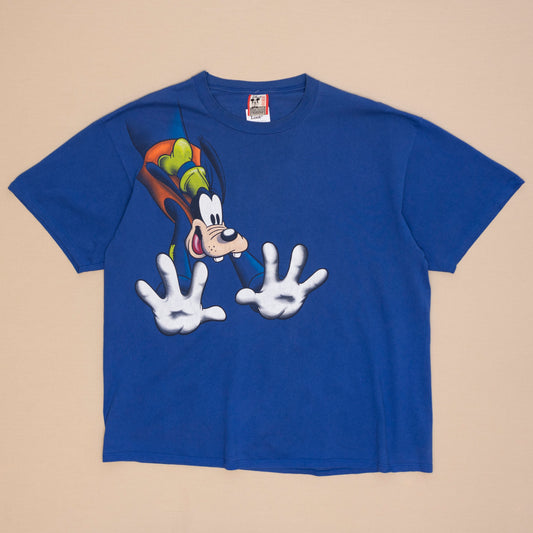 Goofy Big Print T Shirt, XL