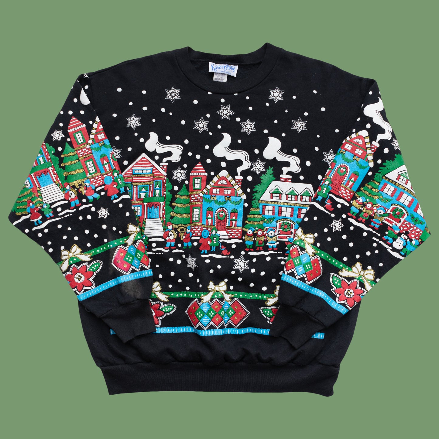 Christmas Winter AOP Sweater, M-L