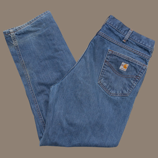 Carhartt Fire Resistant Carpenter Jeans, XL/40x32