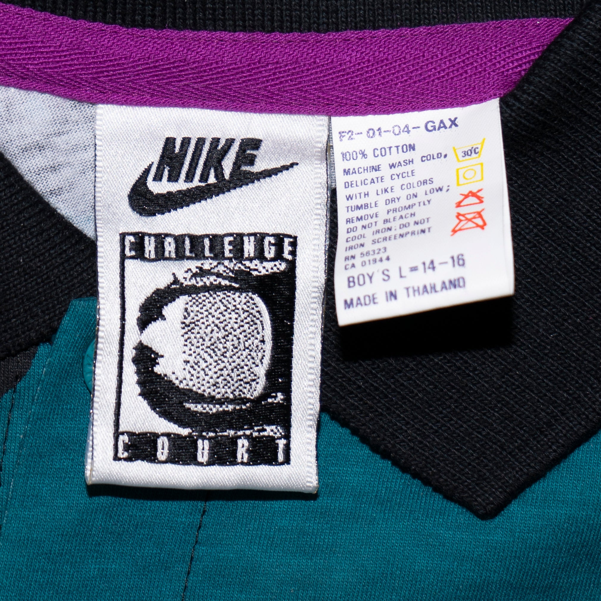 Deadstock Nike Challenge Court Poloshirt, Kids L